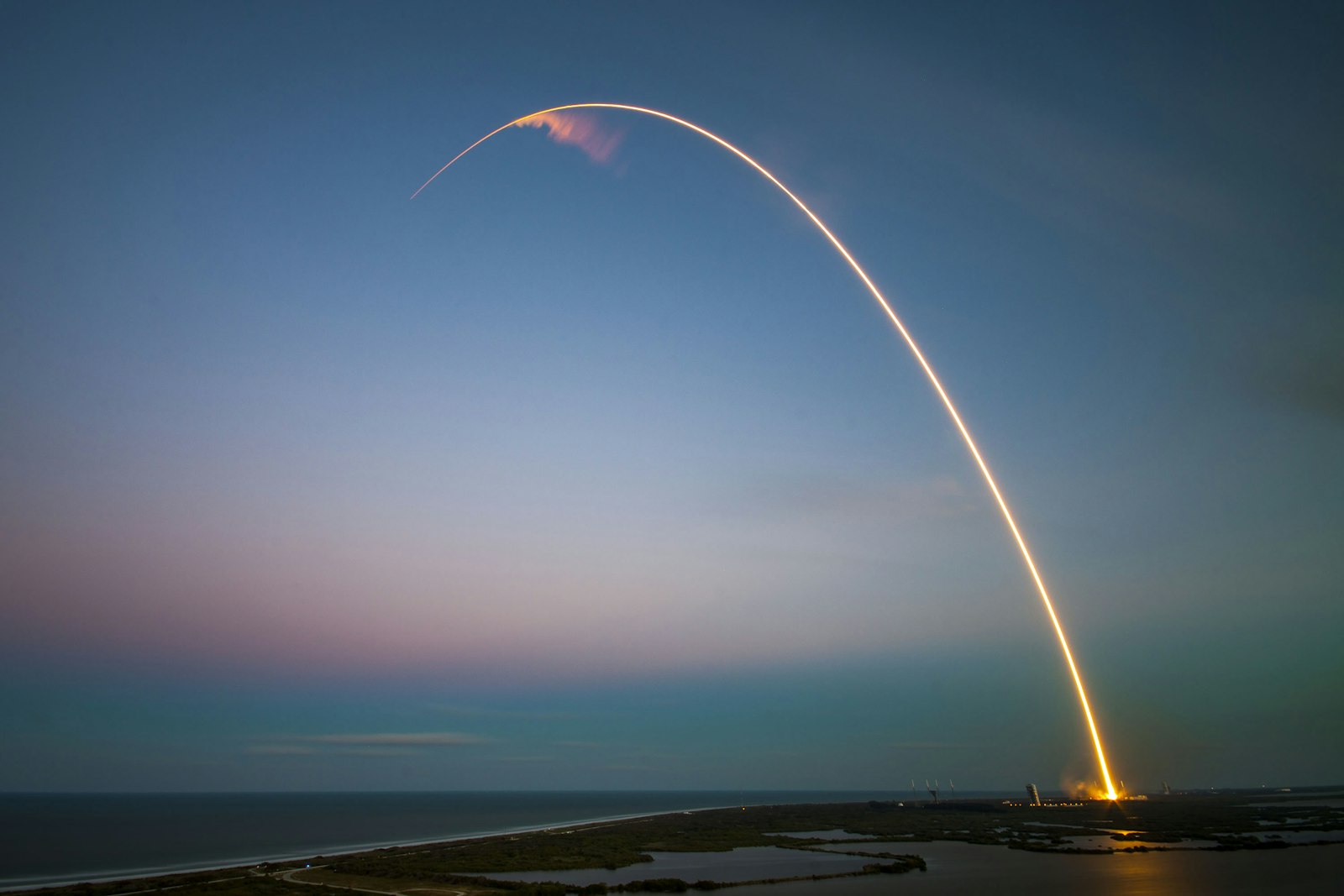 Rocket at ignition
